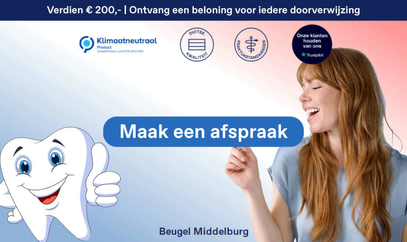 Onzichtbare beugels, Tandartspraktijk MiddelburgNieuw- en Sint Joosland